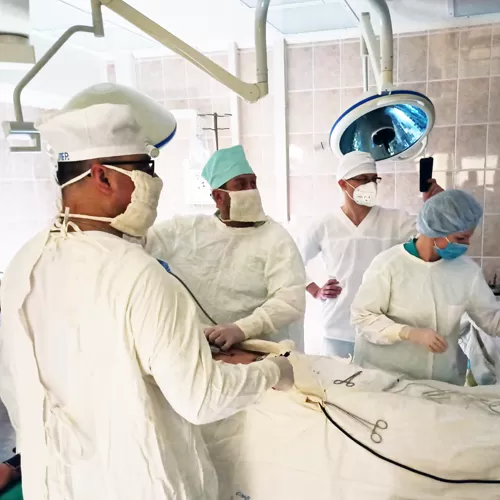 Адукацыйны праект "Эндавідэахірургія у рэгіёны"